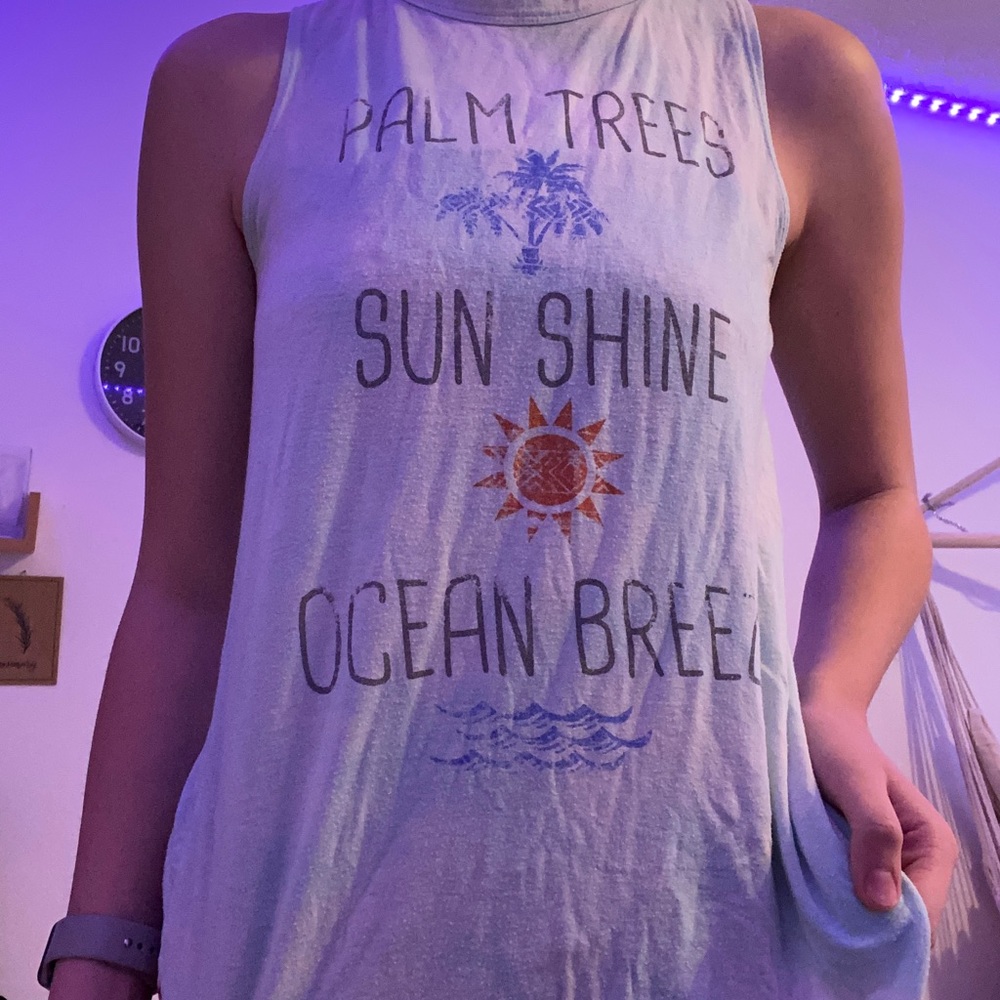 Blue Tank Top